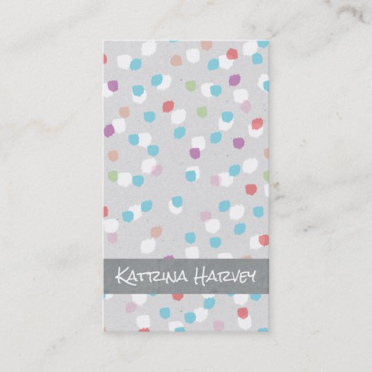 Carte De Visite Marques texturées (fruité) (Devant)