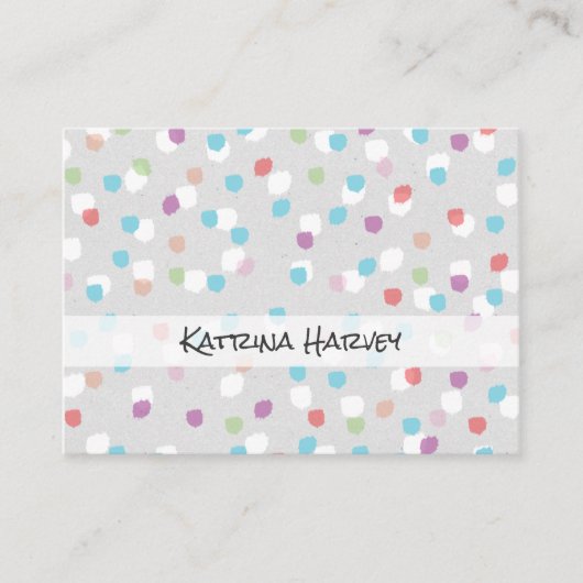 Carte De Visite Marques texturées (fruité) (Devant)