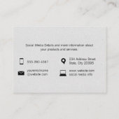 Carte De Visite Marques texturées (fruité) (Dos)