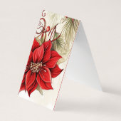 Carte De Visite Marqueurs de Noël Signet pliants (Dos)