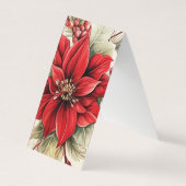 Carte De Visite Marqueurs de Noël Signet pliants (Devant)