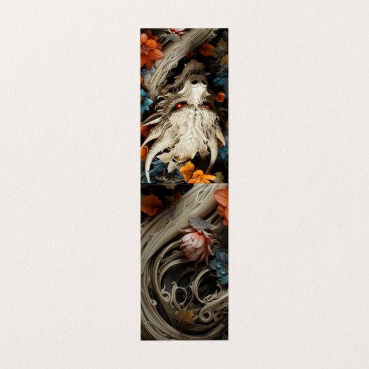 Carte De Visite Marqueurs Signet de pliage de dragon (Extérieur déplié)