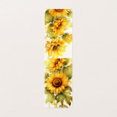 Carte De Visite Marqueurs Signet pliants de tournesols (Extérieur déplié)