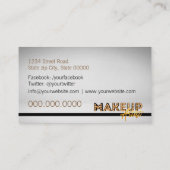 Carte De Visite Marquise de maquillage (Dos)