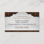 Carte De Visite Marquise de maquillage (Dos)