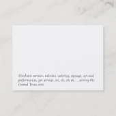 Carte De Visite Marraine gâteau de Chris Loy (Dos)