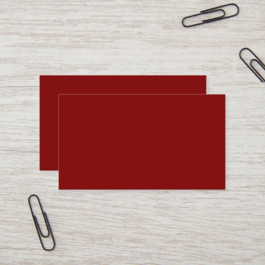 Carte De Visite Marron (Devant/Arrière en situation)
