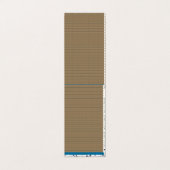 Carte De Visite marron, bois, beige, rectangle, gris, sol, kha (Extérieur déplié)