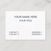 Carte De Visite Mars Explorons Mars (Dos)