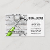 Carte De Visite Marteau à clé | Menuiserie (Devant)