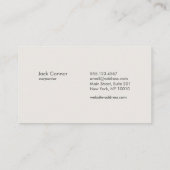 Carte De Visite Marteau d'amélioration de la maison de charpentier (Dos)