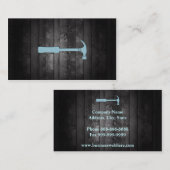 Carte De Visite Marteau de bricoleur (Devant / Derrière)