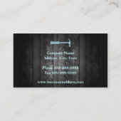 Carte De Visite Marteau de bricoleur (Dos)