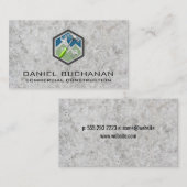 Carte De Visite Marteau de clé de construction | Béton (Devant / Derrière)