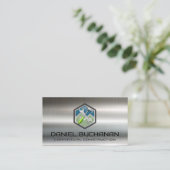 Carte De Visite Marteau de clé de construction | Métallique (Debout devant)