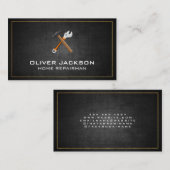 Carte De Visite Marteau et clé | Construction (Devant / Derrière)