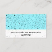 Carte De Visite Marteau et clé | Construction | Speckled (Dos)