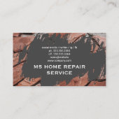 Carte De Visite Marteau | Wrench | Jeu de pierre (Dos)