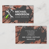 Carte De Visite Marteau | Wrench | Jeu de pierre (Devant / Derrière)