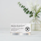 Carte De Visite Marteaux et ongles | Construction Builder (Debout devant)