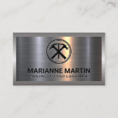 Carte De Visite Marteaux et ongles | Construction | Industriel (Devant)