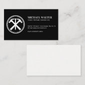 Carte De Visite Marteaux et ongles | Logo de menuiserie (Devant / Derrière)