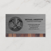 Carte De Visite Marteaux | Immobilier | Construction (Devant)