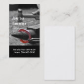 Carte De Visite Martèlement d'une chaussure chaude dans la forme (Devant / Derrière)