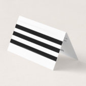 Carte De Visite Martial Arts Sensei Black Belt (Dos)