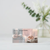 Carte De Visite Martial Therapy Counseling Business Cards (Debout devant)