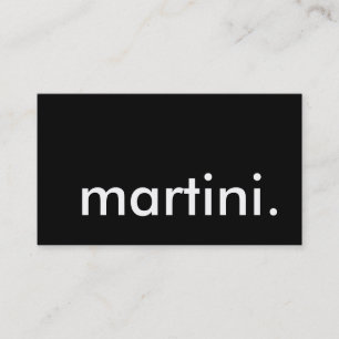 Carte De Visite martini.