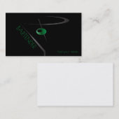 Carte De Visite Martini Olive Cocktail Bartender (Devant / Derrière)