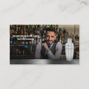 Carte De Visite Martini Shaker   Barman