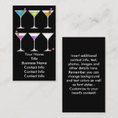 Carte de visite - Martinis Going, Going, GONE (Devant / Derrière)