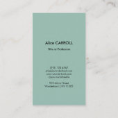 Carte De Visite Mary Cassatt - Jeune mère coudre - Code QR (Dos)