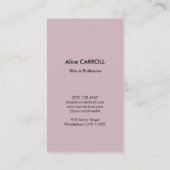 Carte De Visite Mary Cassatt - La Coupe du Thé - Code QR (Dos)