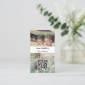 Carte De Visite Mary Cassatt - La Loge - Code QR (Debout devant)