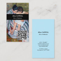 Mary Cassatt - Le bain de l'enfant - Code QR