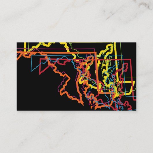 Carte De Visite maryland pride flou (Devant)