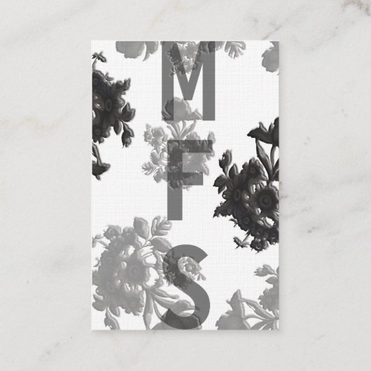 Carte De Visite Masala Flora (Dos)