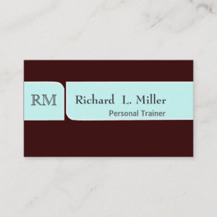 Carte De Visite Masculin simple simple de conception moderne