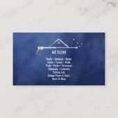 Carte De Visite Masculine de puissance de lavage de pression profe (Dos)