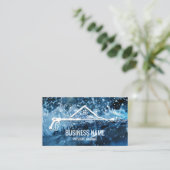 Carte De Visite Masculine de puissance de lavage de pression profe (Debout devant)