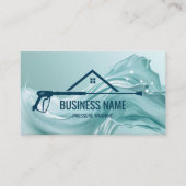 Carte De Visite Masculine de puissance de lavage de pression profe (Devant)