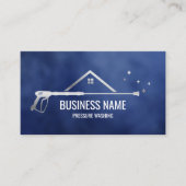 Carte De Visite Masculine de puissance de lavage de pression profe (Devant)