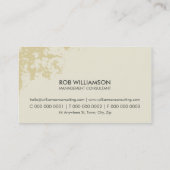 CARTE DE VISITE MASCULINE :: grunge moderne simple (Dos)