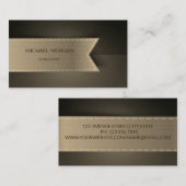 Carte De Visite Masculine professionnelle Vintage (Devant / Derrière)