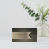 Carte De Visite Masculine professionnelle Vintage (Debout devant)