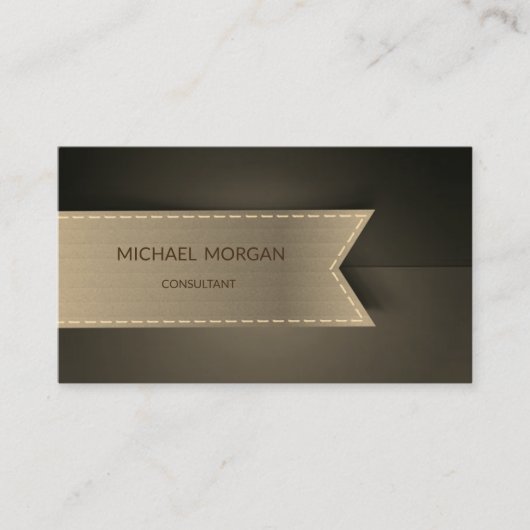 Carte De Visite Masculine professionnelle Vintage (Devant)