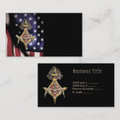 Carte De Visite Masonic EyeSs (Devant / Derrière)